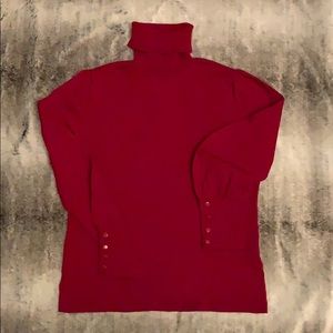 Red Turtleneck Ann Taylor